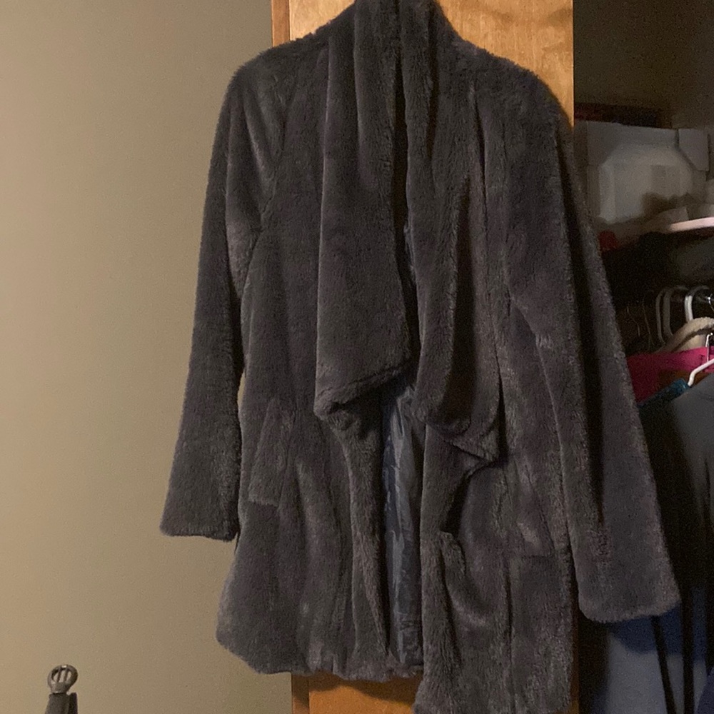 Super cozy open front jacket